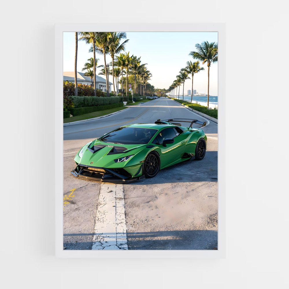 Poster Huracan sto – affiche Lamborghini (vue 3)